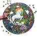 Unicorn Garden 500pc Round Puzzle