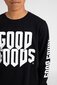 Good Goods L/S Ready Set Tee Doom - Black