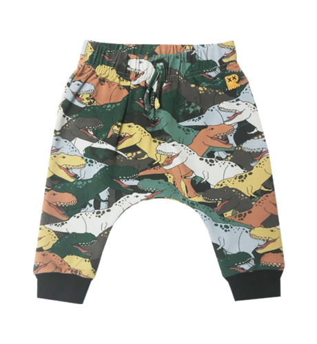 Rock Your Baby Dino Stampede Baby Trackpants