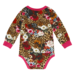 Rock Your Baby Leopard Floral Bodysuit