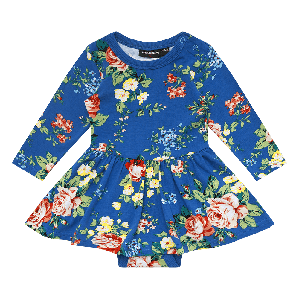 Rock Your Baby Eden Baby Waisted Dress - Floral - SALE-Baby Clothing ...