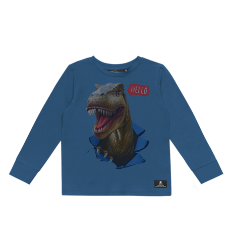 Rock Your Kid Hello Dino T-Shirt - Blue