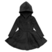 Rock Your Kid Black Hooded Waisted Dress