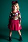 Rock Your Kid Leopard Floral Circus Dress