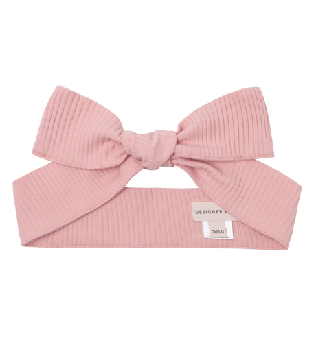 Designer Kidz Rib Headband - Ballet Pink