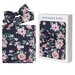 Designer Kidz Swaddle & Headband Set - Navy