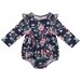 Designer Kidz L/S Bubble Romper - Navy