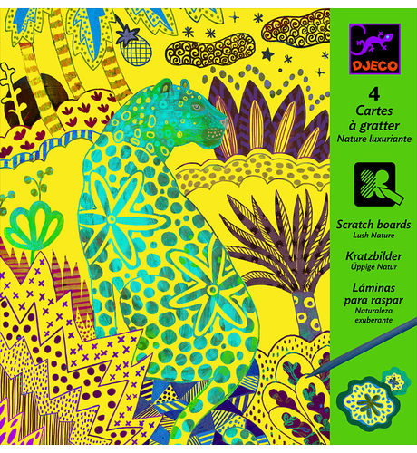 Djeco Scratch Cards - Lush Nature