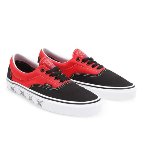 Vans Teens New Varsity Era - Black/High Risk Red