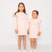 Little Hearts Logo Jumper Dress - Blush