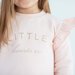 Little Hearts Logo Jumper Dress - Blush