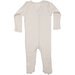 Korango Organic Pointelle Romper - White Sand