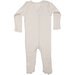 Korango Organic Pointelle Romper - White Sand