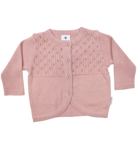 Korango Organic Baby Cardigan - Pink