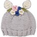 Acorn Bunny Bouquet Beanie Grey