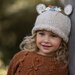 Acorn Bunny Bouquet Beanie Grey