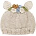 Acorn Bunny Bouquet Beanie Oatmeal