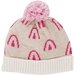 Acorn Rainbow Beanie Oatmeal/Pink