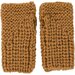 Acorn Traveller Fingerless Mittens Caramel