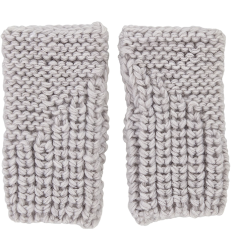 Acorn Traveller Fingerless Mittens Grey