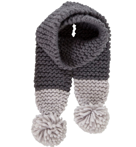 Acorn Traveller Chunky Scarf Grey