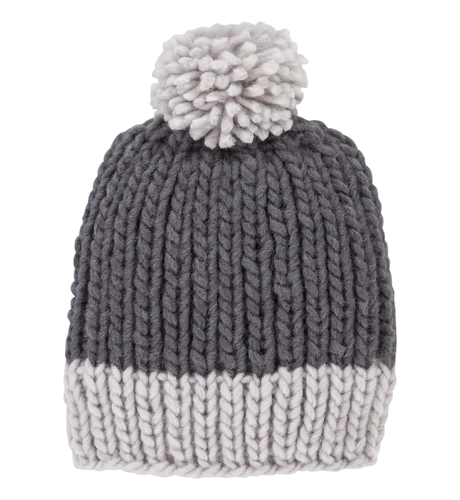 Acorn Traveller Chunky Beanie Grey