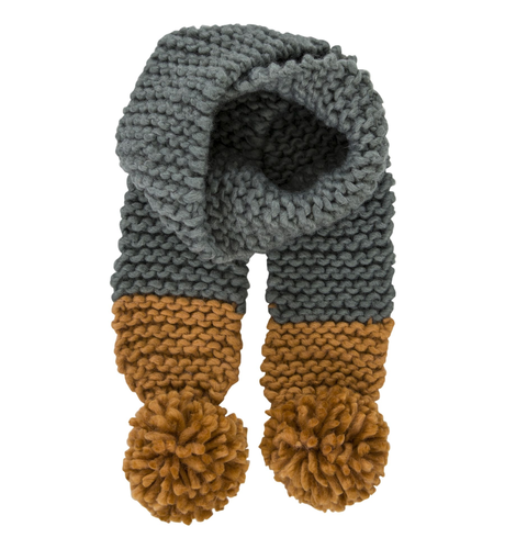 Acorn Traveller Chunky Scarf Slate