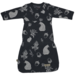 Merino Kids Sleep Gown - Dark Slate Foraging Friends