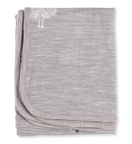 Merino Kids Blanket - Grey Sheep