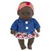 Miniland African Girl Doll & Outfit - 21cm