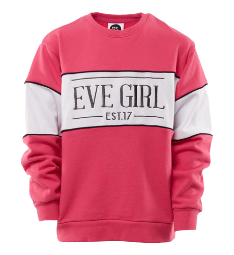 Eve's Sister Signature Crew - Hot Pink