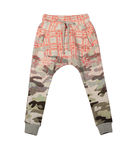Paper Wings Pocket Trackies - Camo Check