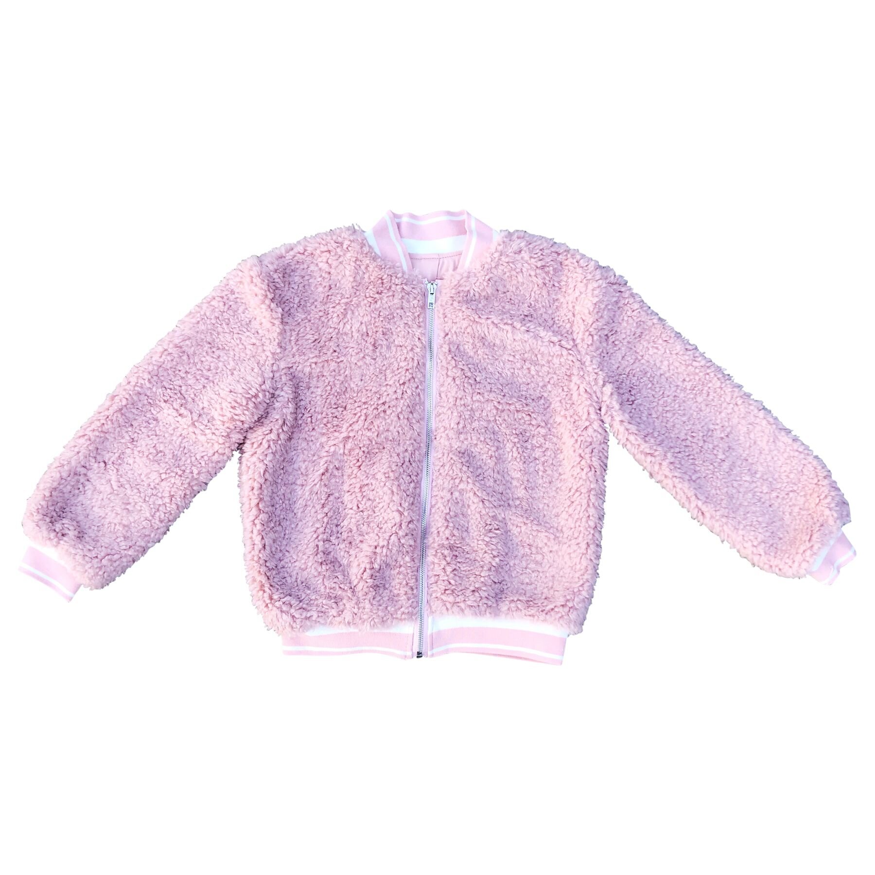 Duke Of London Pink Teddy Jacket Clothing Girl Girls Outerwear Kid Republic W21 Duke Of London D1