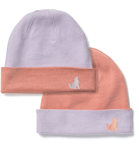 Crywolf Reversible Beanie - Rose/Lilac