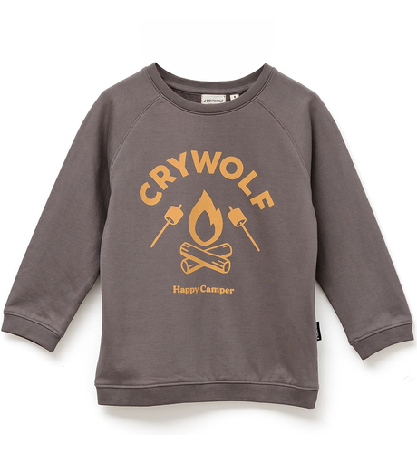 Crywolf Organic Sweater - Charcoal