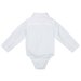 Designer Kidz Jackson L/S Formal Romper - White