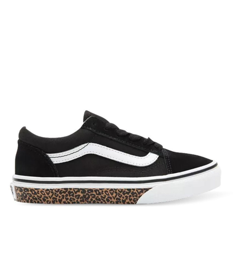 Vans Kids Old Skool Animal Sidewall - Leopard/Black