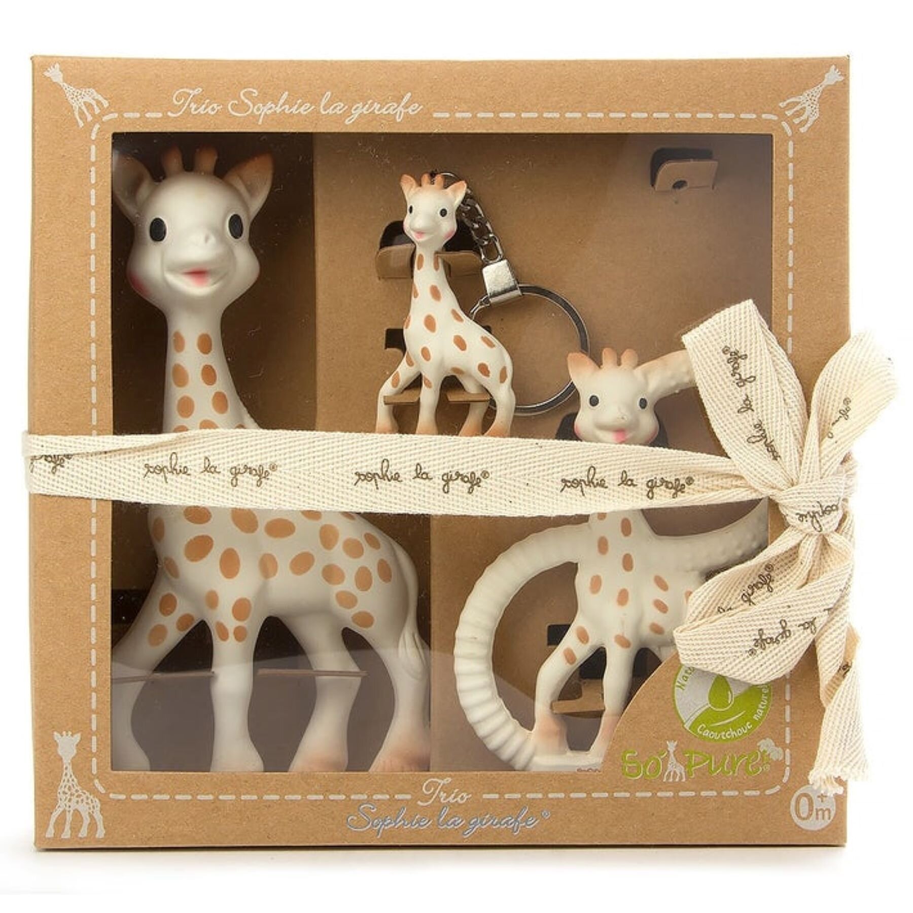 Sophie the Giraffe So Pure Sophie Trio Set BABY ESSENTIALSFeeding
