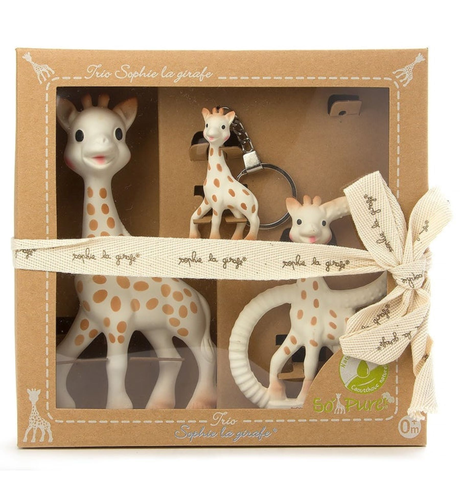 Sophie the Giraffe So Pure Sophie Trio Set