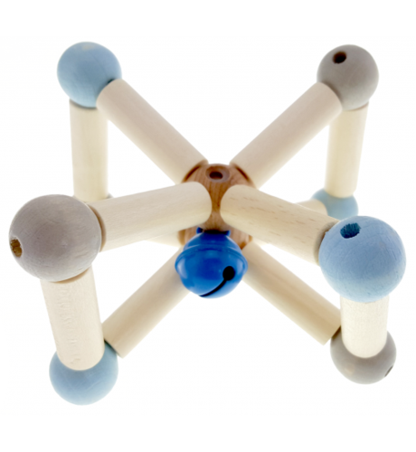 Hess-Spielzeug Rattle Natural Twisty - Blue