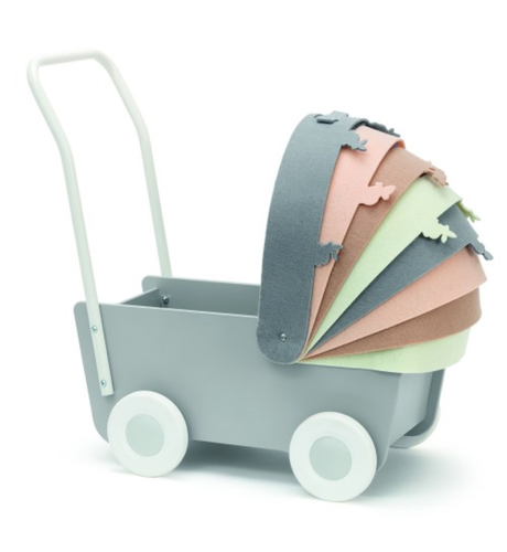 Skrallan Doll's Wooden Pram