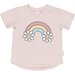 Huxbaby Daisy Rainbow T-Shirt - Rose