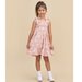 Huxbaby Floral Shirred Bodice Dress - Dusty Rose
