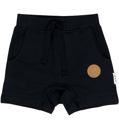 Huxbaby Black Jersey Slouch Short