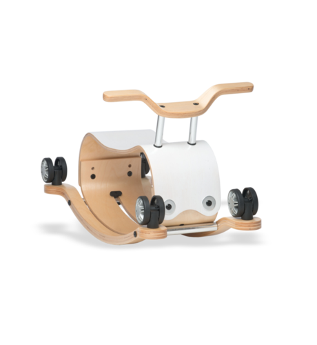 Wishbone Flip Ride-On - White