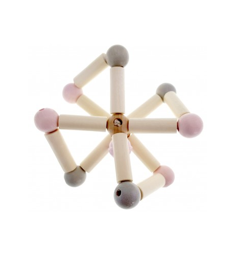 Hess-Spielzeug Rattle Natural Twisty - Pink