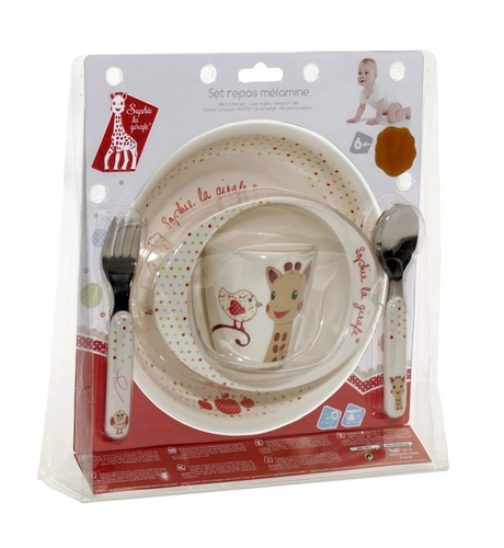 Sophie the Giraffe Meal Time Set