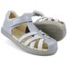 Bobux Kid+ Cross Jump Sandal - Silver Pearl + Silver