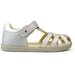 Bobux Kid+ Cross Jump Sandal - Silver Pearl + Silver