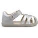 Bobux iWalk Cross Jump Sandal - Silver Pearl + Silver